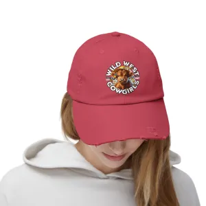 Wild West Cow Girls Unisex Distressed Cap  - EmpressKorea