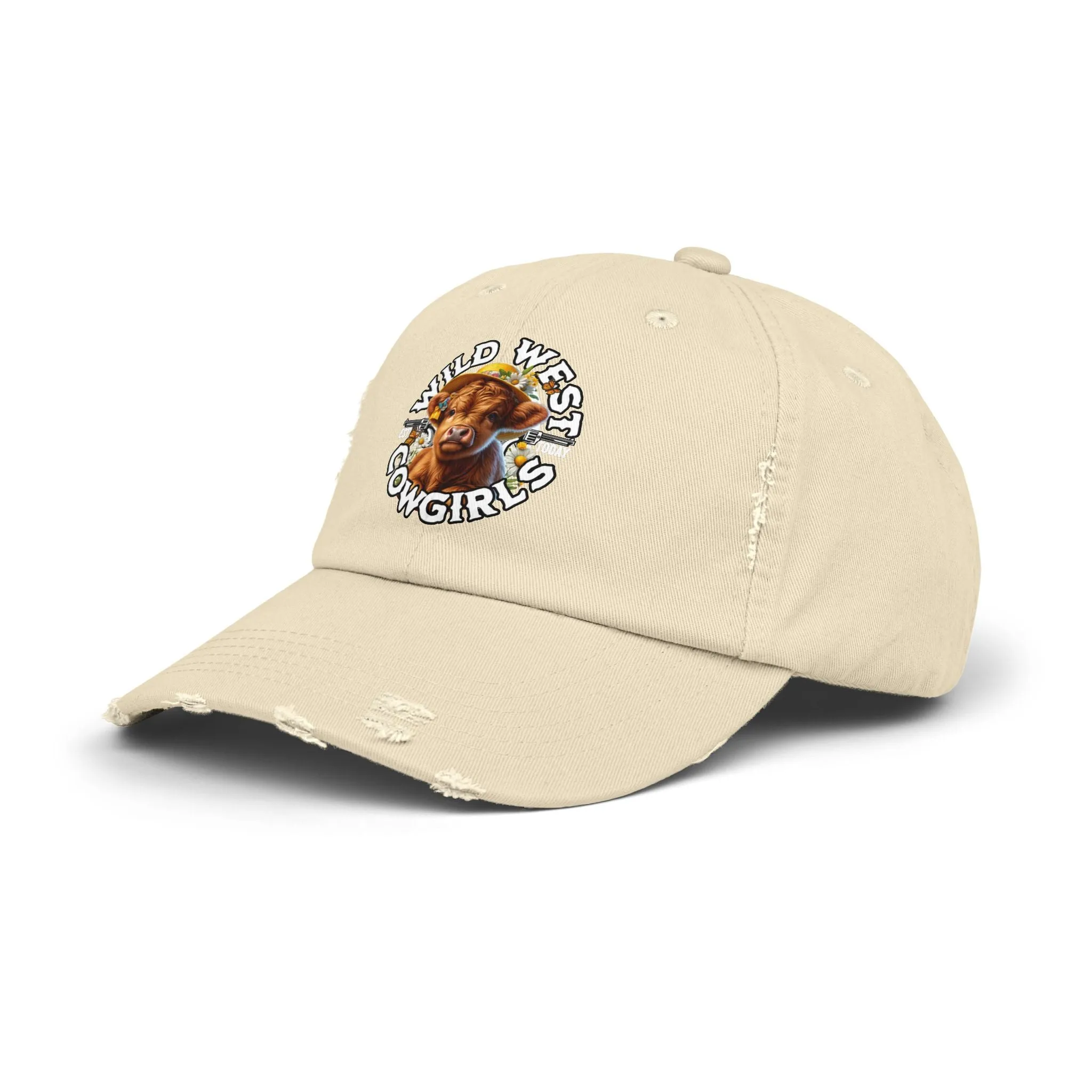 Wild West Cow Girls Unisex Distressed Cap  - EmpressKorea