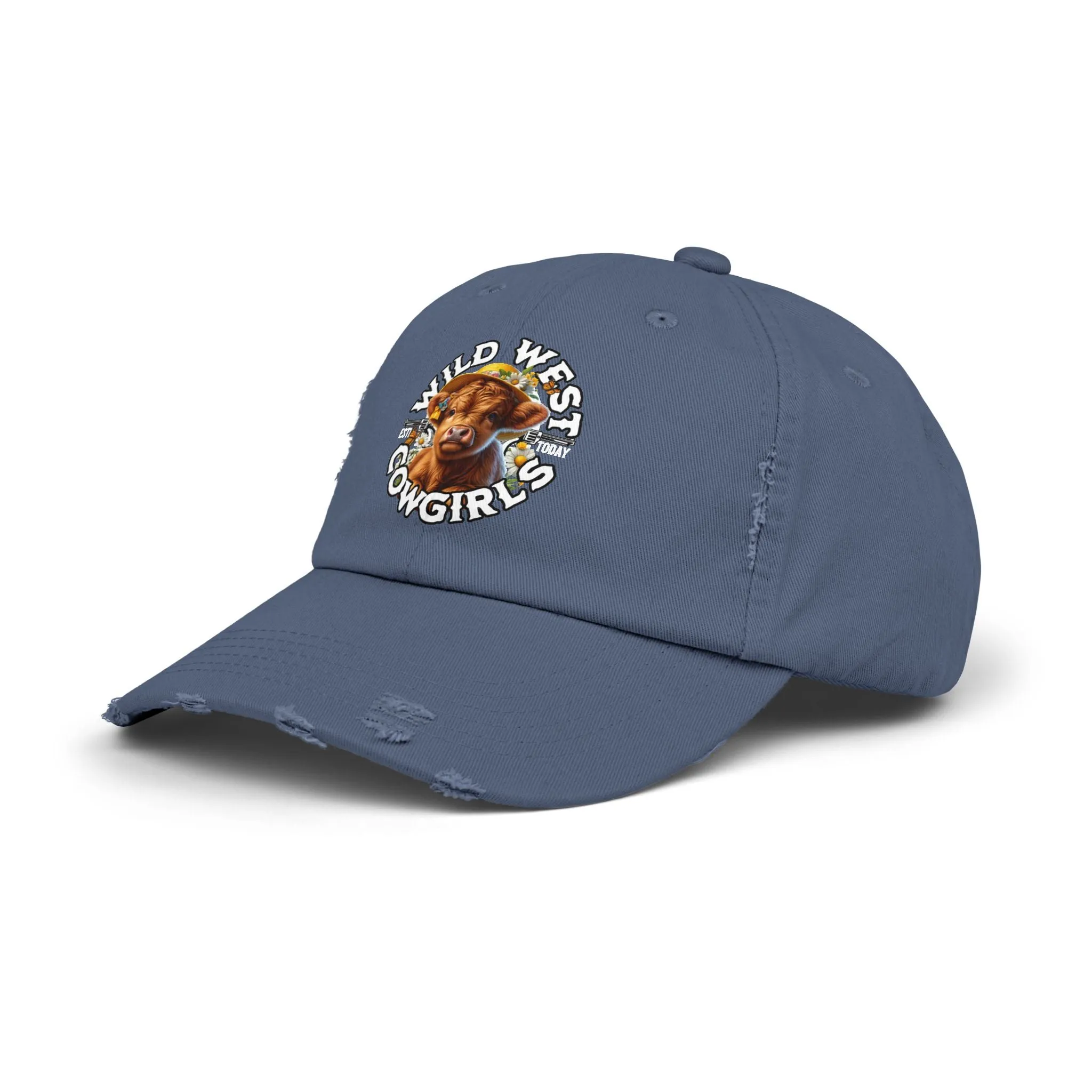 Wild West Cow Girls Unisex Distressed Cap  - EmpressKorea