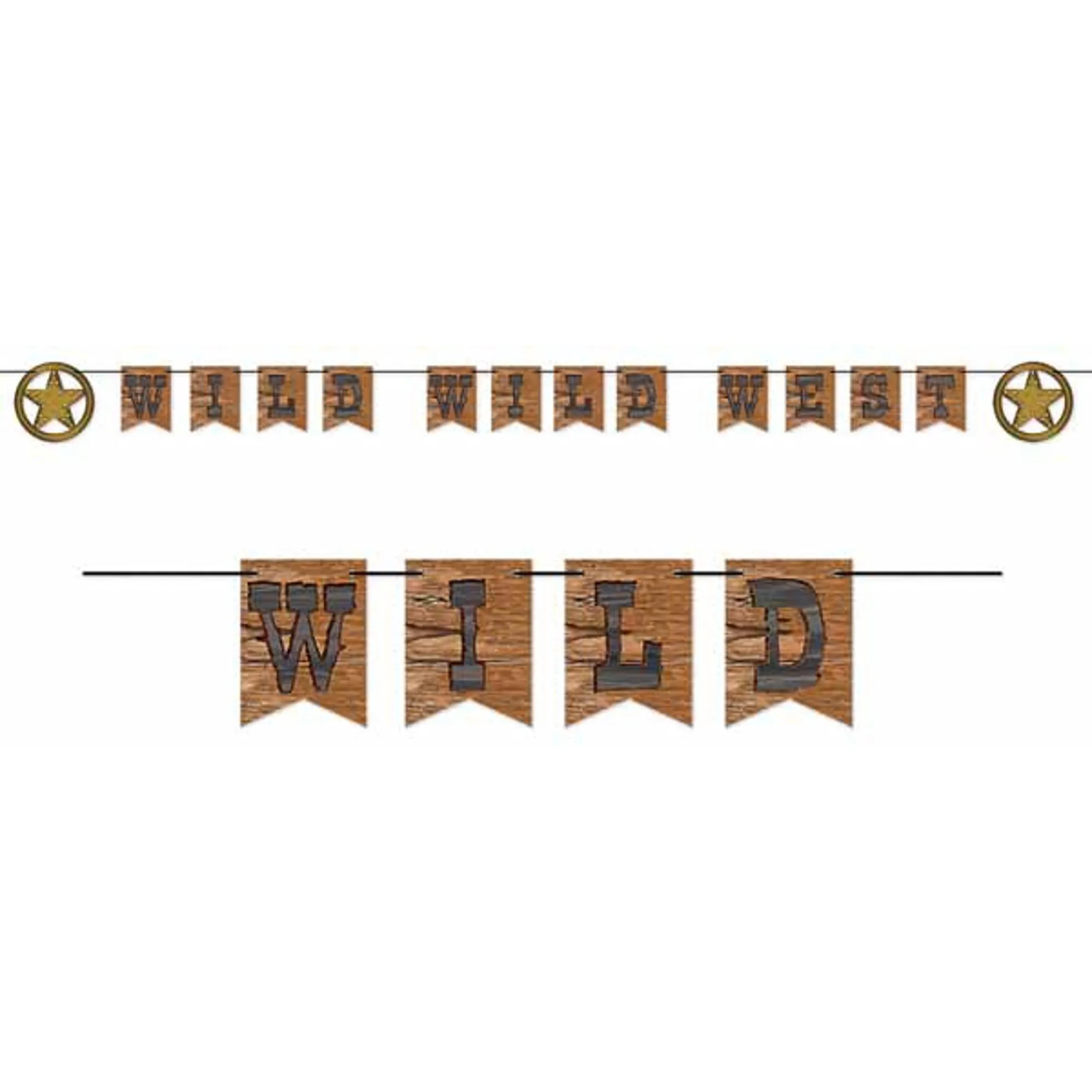 Wild West Streamer - Diy Decoration Kit