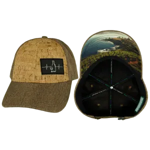 Wine Hat | Low Profile | Cork - Light Brown Hemp