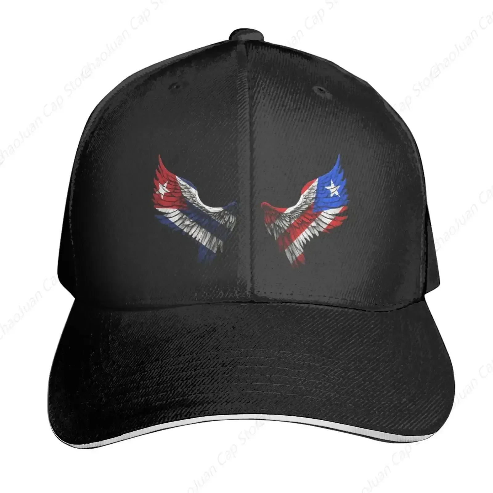 Wings Colombian Colombia and Puerto Rico Hat for Men Women Adjustable Dad Trucker Hats Classic Baseball Cap