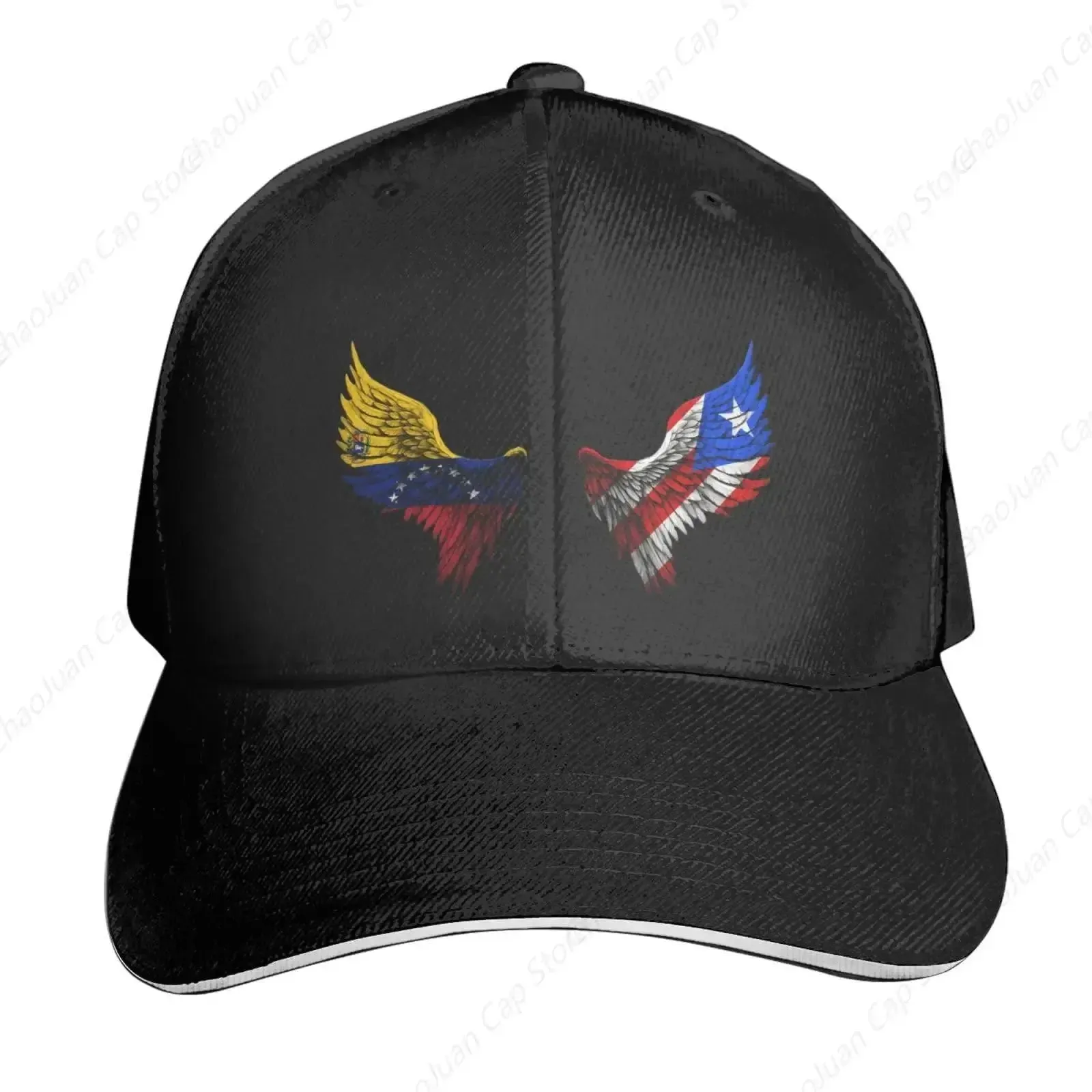 Wings Colombian Colombia and Puerto Rico Hat for Men Women Adjustable Dad Trucker Hats Classic Baseball Cap
