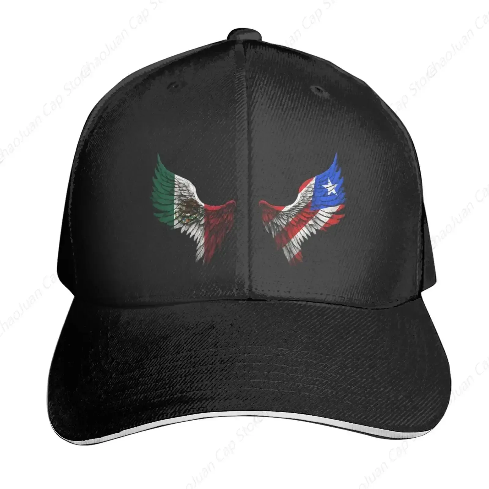 Wings Colombian Colombia and Puerto Rico Hat for Men Women Adjustable Dad Trucker Hats Classic Baseball Cap