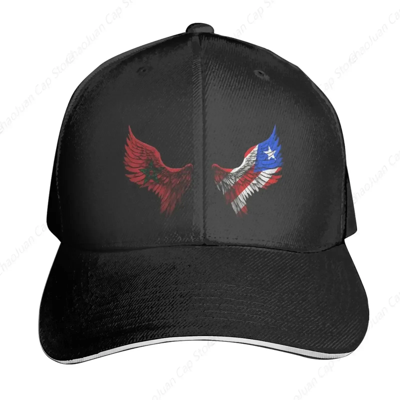 Wings Colombian Colombia and Puerto Rico Hat for Men Women Adjustable Dad Trucker Hats Classic Baseball Cap
