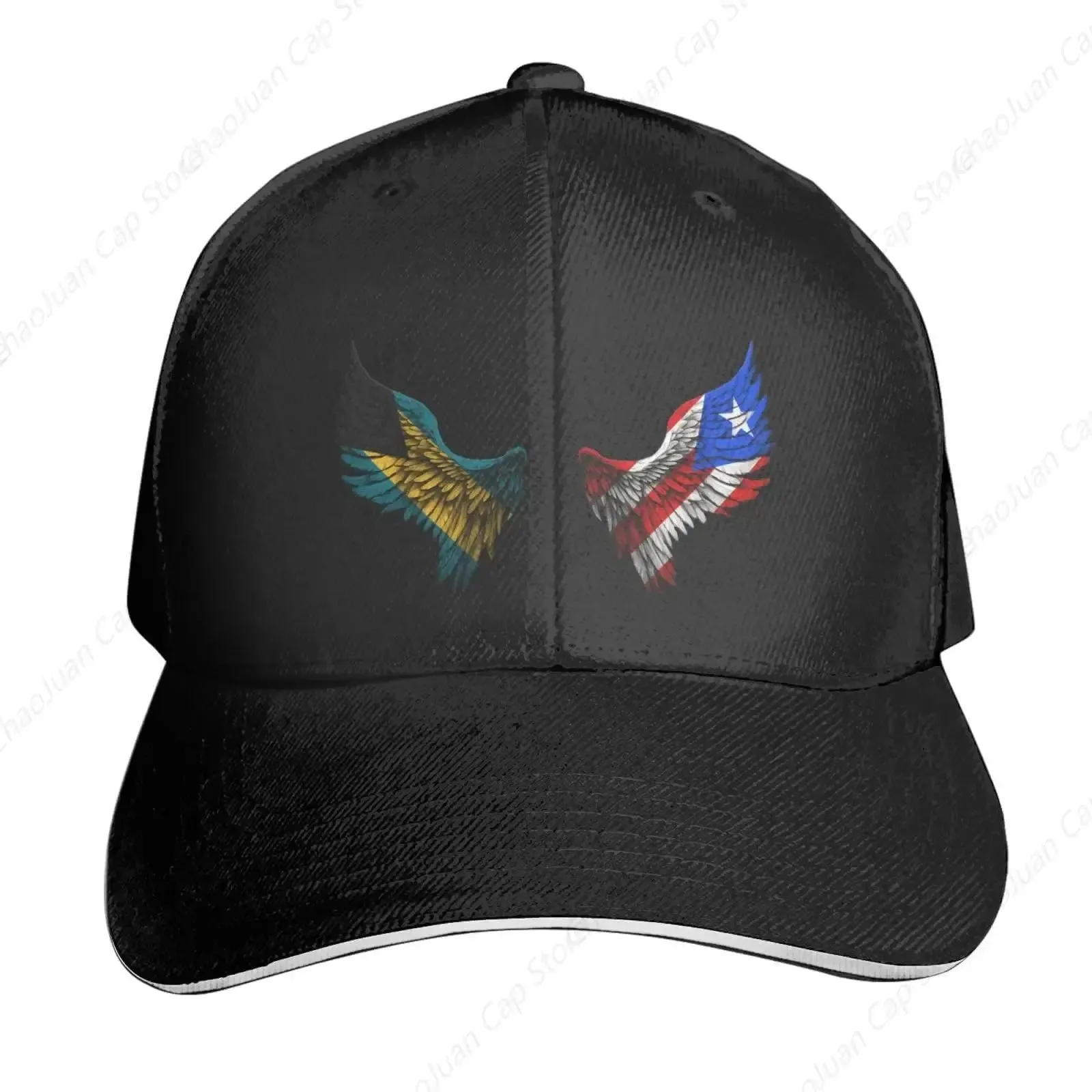 Wings Colombian Colombia and Puerto Rico Hat for Men Women Adjustable Dad Trucker Hats Classic Baseball Cap