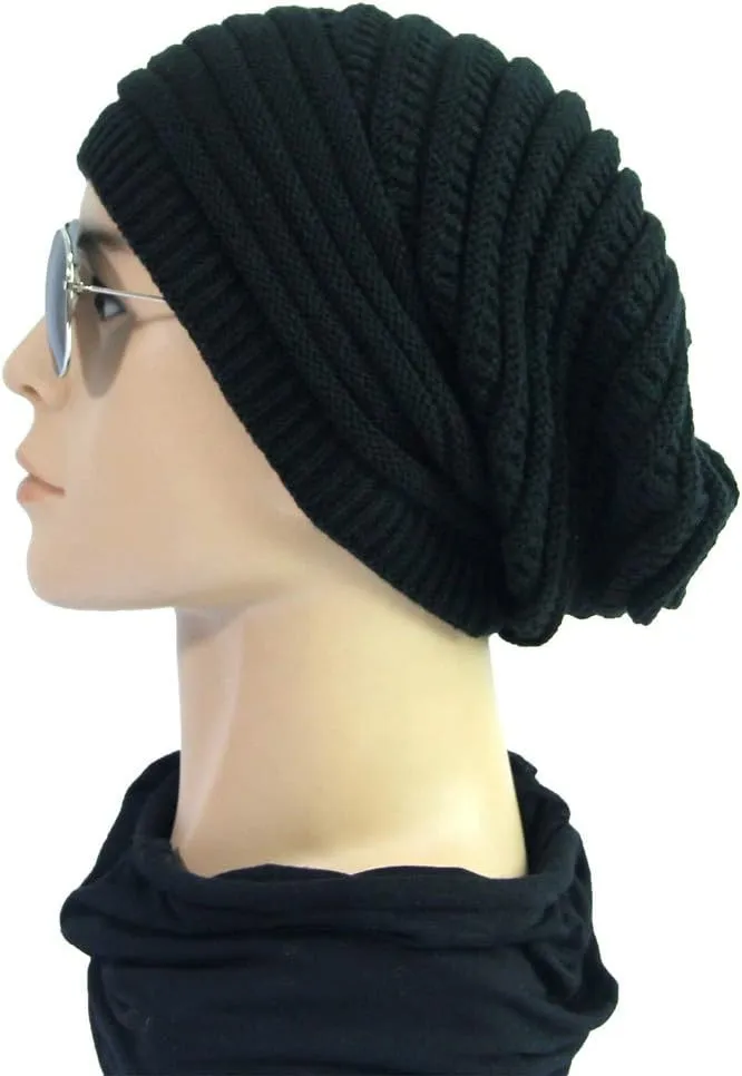 Winter Beanie Hat for Women Lightweight Outdoor Cozy Chunky Knitted Wool Knit Hat Pom Pom Visor Beanie Cap