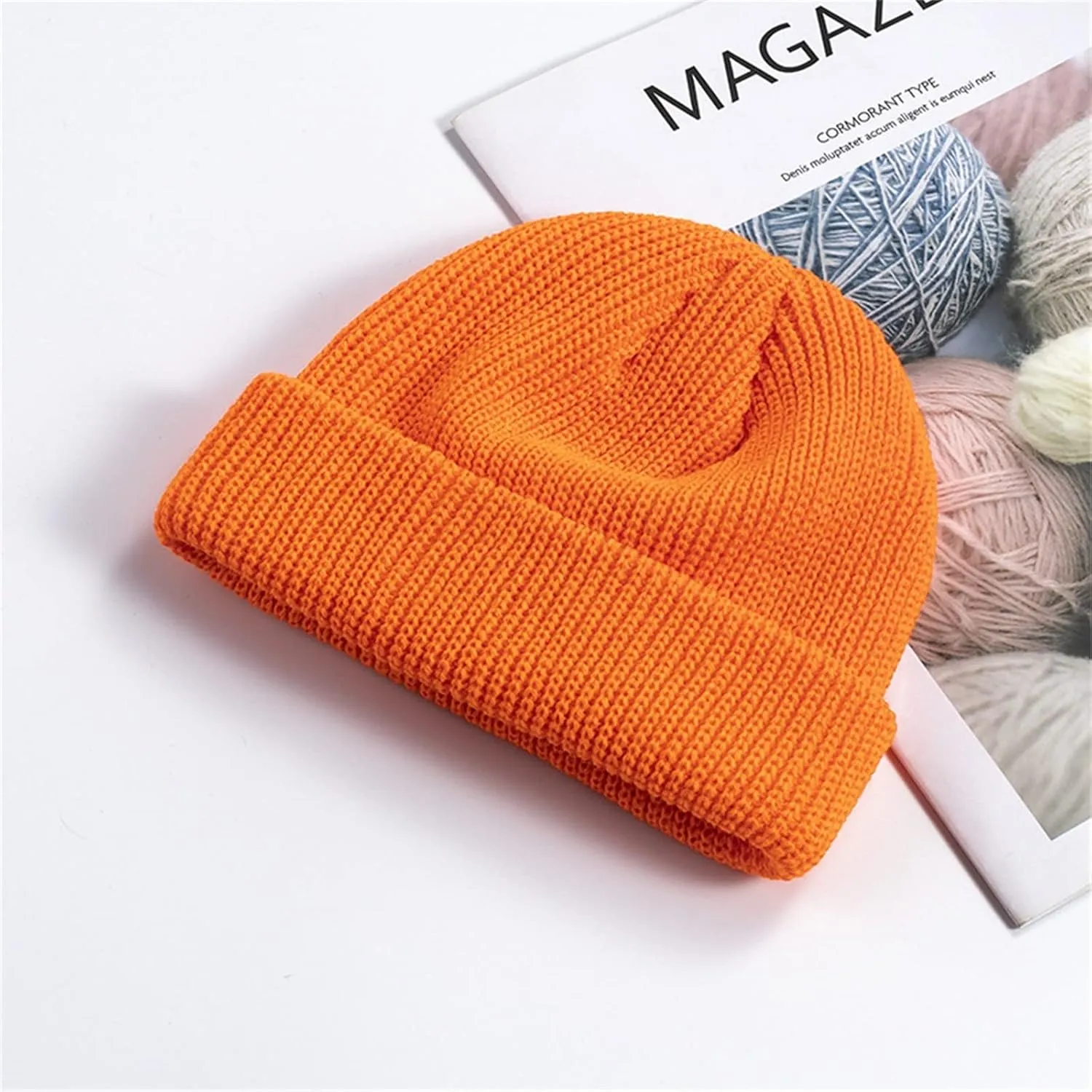 Winter Hats for Men Beanie Fashionable Stylish Cozy Chunky Cable Ribbed Knit Hat Pom Pom Newsboy Cabbie Cap