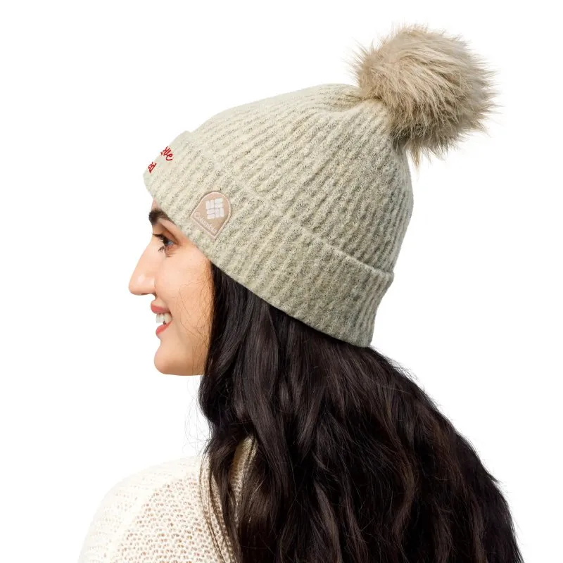 Winter Hats - Self Love Addicted - Columbia pom-pom beanie with Embroidery
