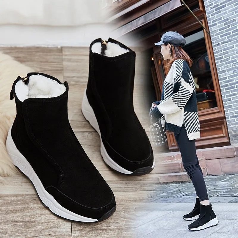 Winter Student Muffin With Fleece Cotton Shoes | Brodtica.com