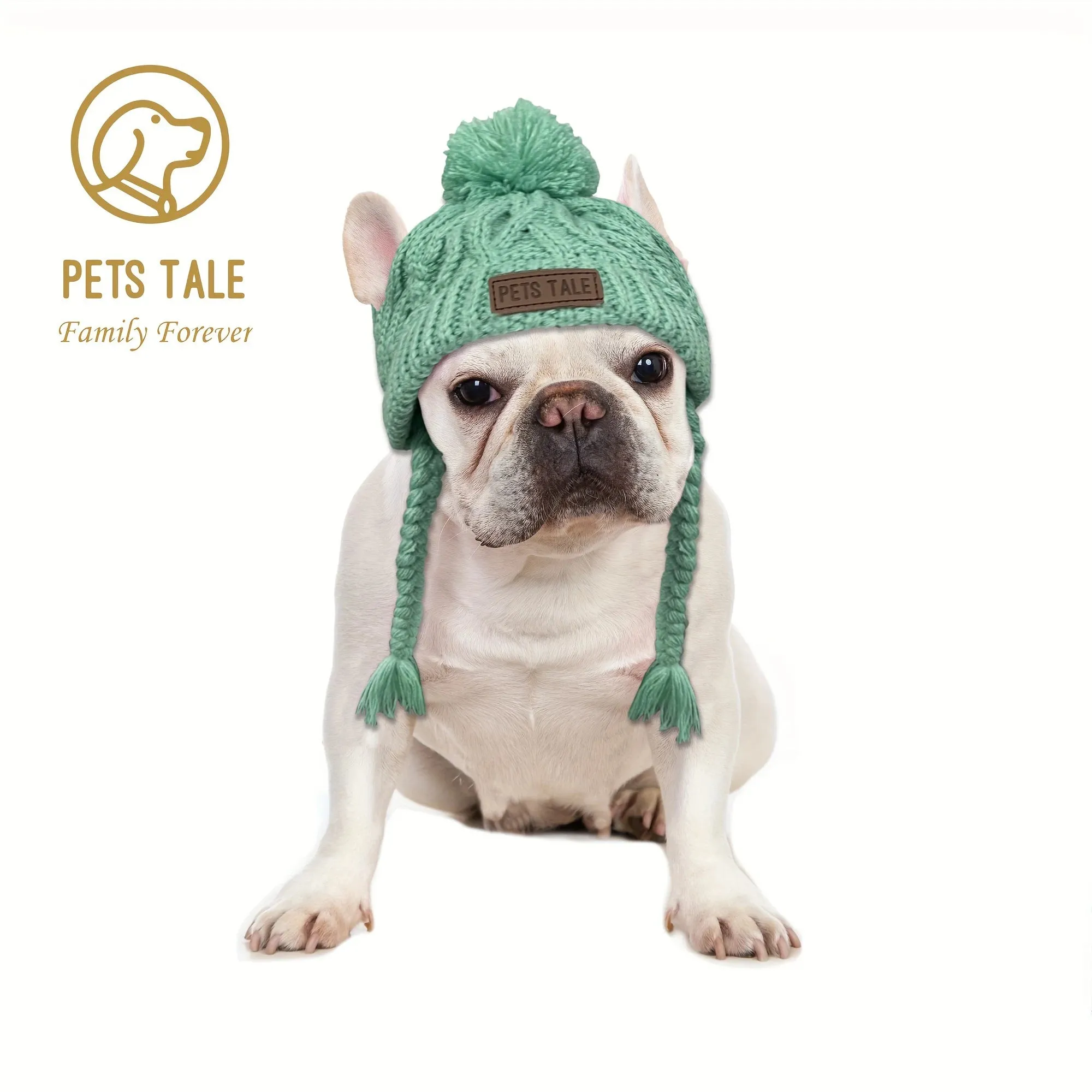 Winter Whiskers Knit Warm Soft Dog Beanie Hat
