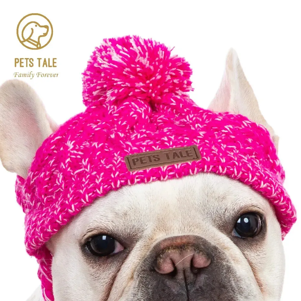 Winter Whiskers Knit Warm Soft Dog Beanie Hat
