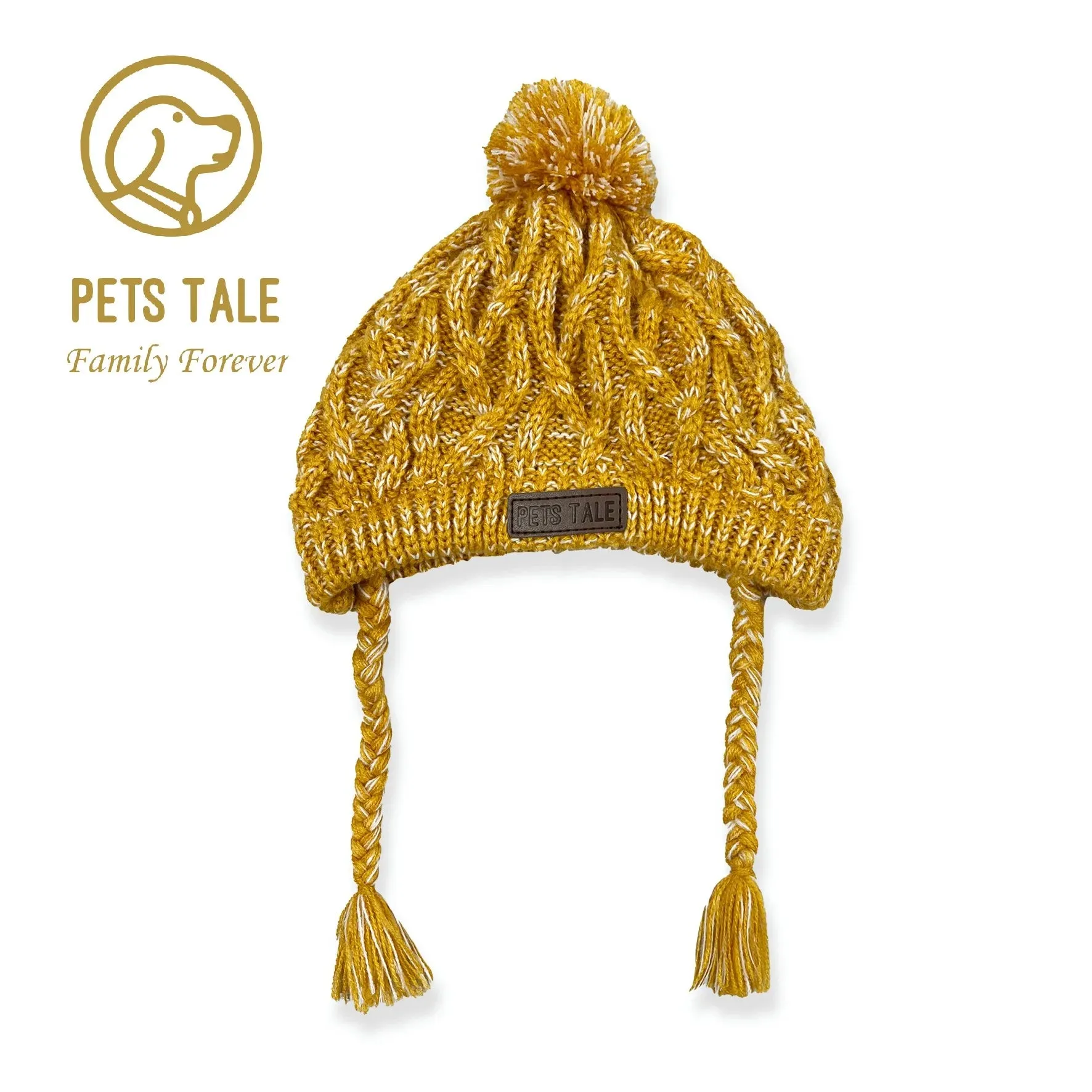 Winter Whiskers Knit Warm Soft Dog Beanie Hat