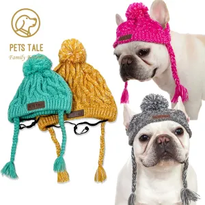Winter Whiskers Knit Warm Soft Dog Beanie Hat