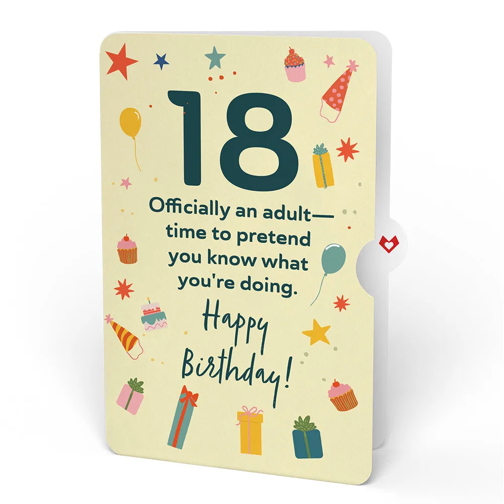 Wishing You a Happy 18th Birthday Pop-Up Card and Sentiment Set