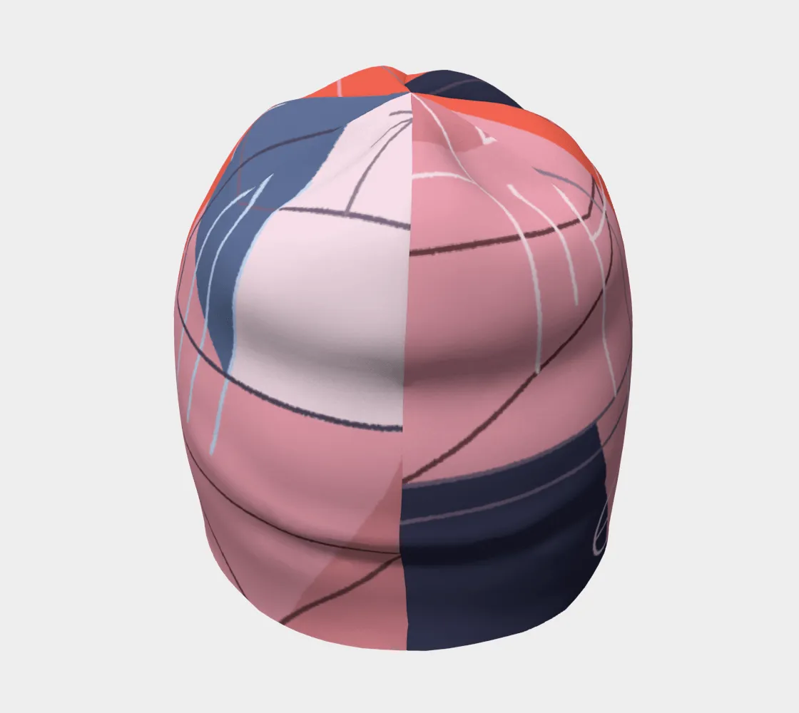 Women and Girls Pink Graphicometrics Beanie