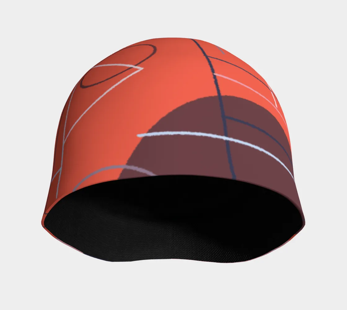 Women and Girls Pink Graphicometrics Beanie
