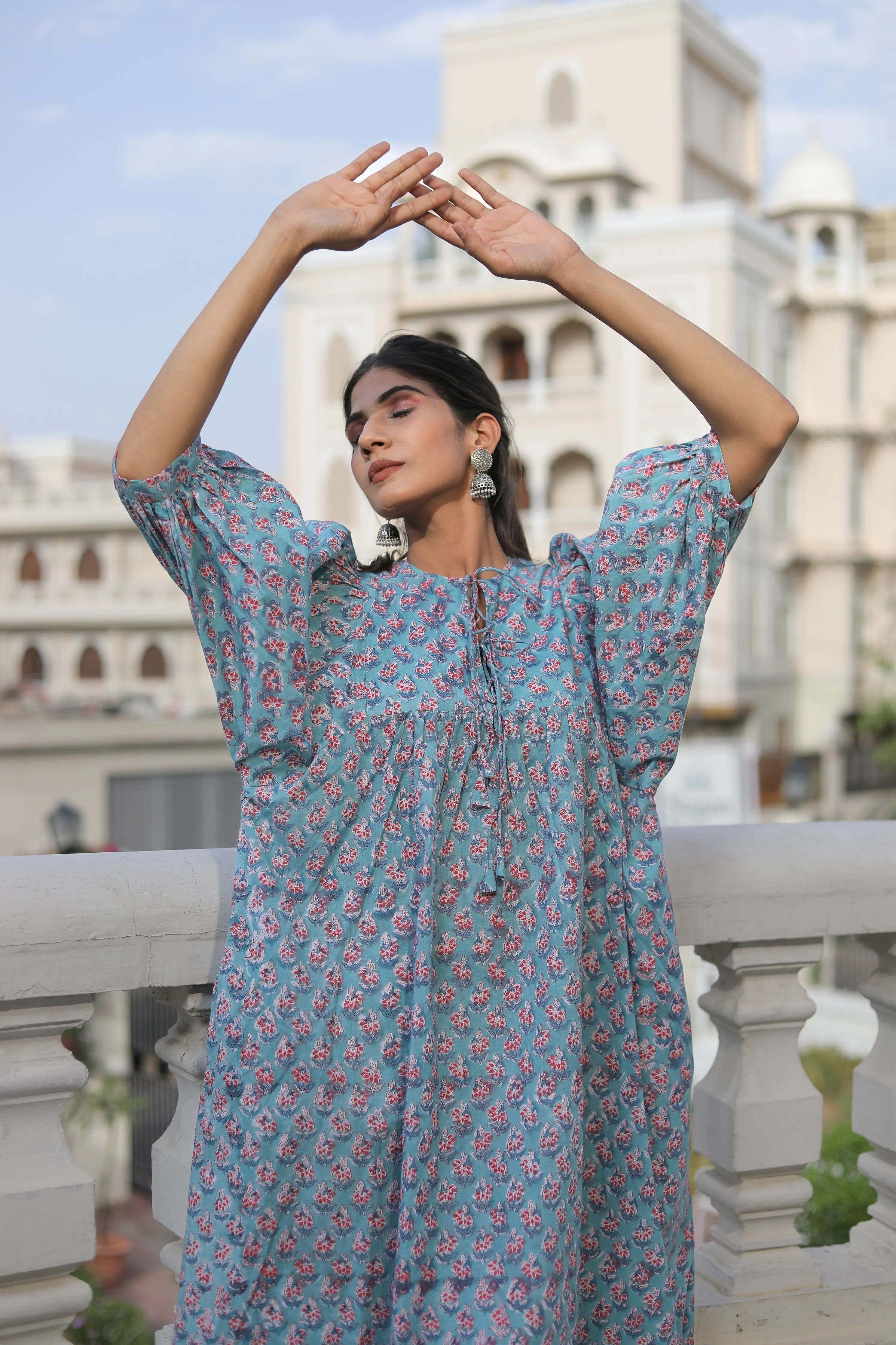 women maxi cotton dress plus size with pockets