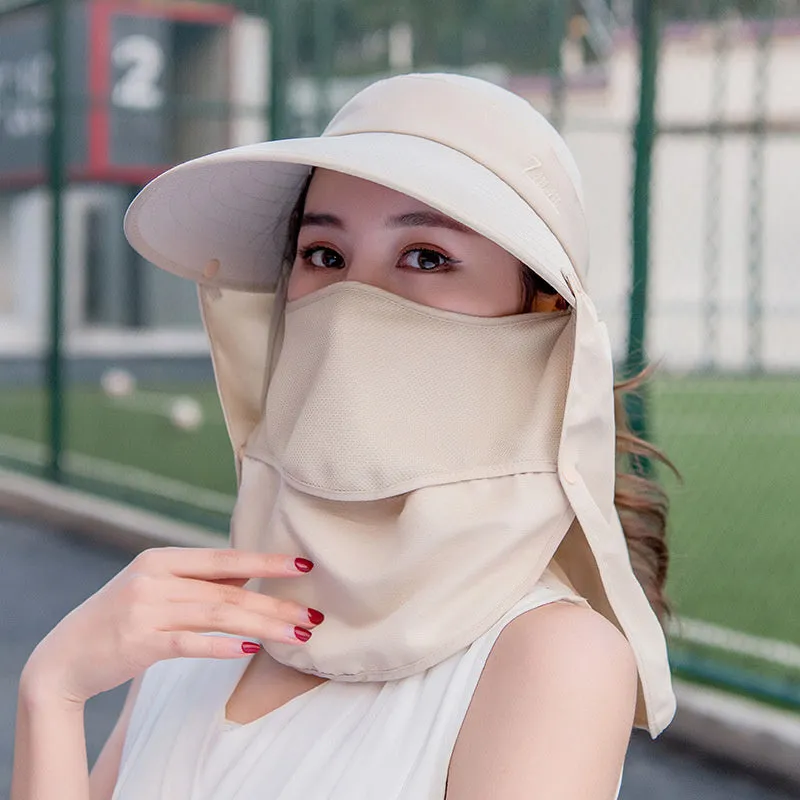 Women Sun Wide Brim UV Protection Fishing Hats