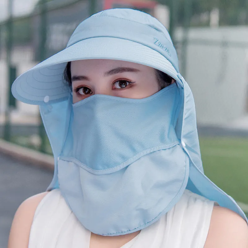 Women Sun Wide Brim UV Protection Fishing Hats