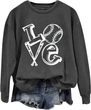 Women Tis The Season Sweatshirts RAISING BALLERS Printed Baseball Sweatshirt Mom Sweatshirt 2024 Softball Tops
