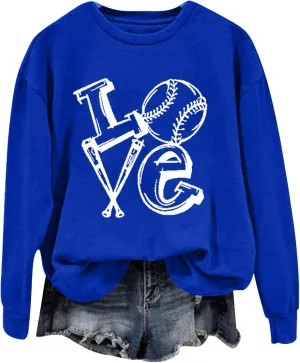 Women Tis The Season Sweatshirts RAISING BALLERS Printed Baseball Sweatshirt Mom Sweatshirt 2024 Softball Tops