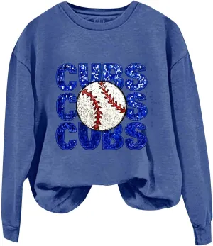 Women Tis The Season Sweatshirts RAISING BALLERS Printed Baseball Sweatshirt Mom Sweatshirt 2024 Softball Tops