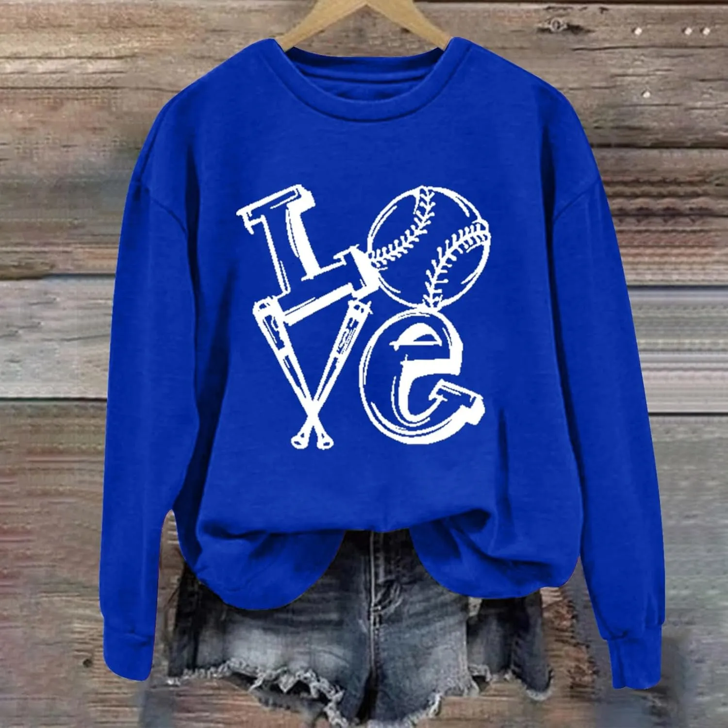 Women Tis The Season Sweatshirts RAISING BALLERS Printed Baseball Sweatshirt Mom Sweatshirt 2024 Softball Tops