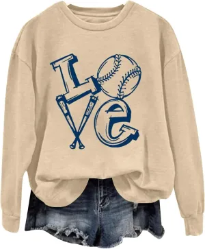 Women Tis The Season Sweatshirts RAISING BALLERS Printed Baseball Sweatshirt Mom Sweatshirt 2024 Softball Tops