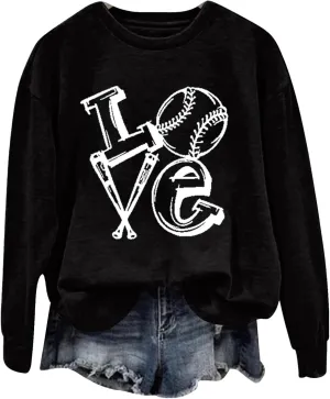 Women Tis The Season Sweatshirts RAISING BALLERS Printed Baseball Sweatshirt Mom Sweatshirt 2024 Softball Tops