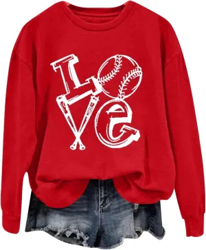 Women Tis The Season Sweatshirts RAISING BALLERS Printed Baseball Sweatshirt Mom Sweatshirt 2024 Softball Tops