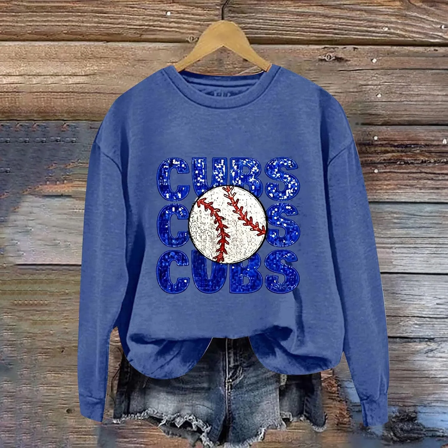 Women Tis The Season Sweatshirts RAISING BALLERS Printed Baseball Sweatshirt Mom Sweatshirt 2024 Softball Tops