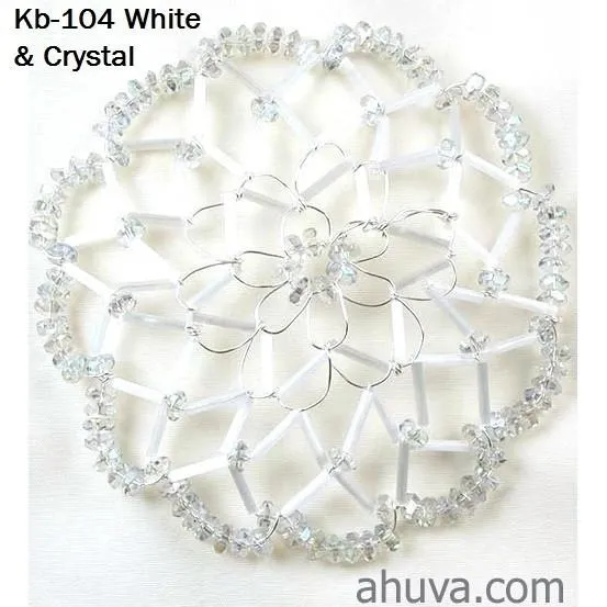 Women's Beaded Kippahs Temple Head Covers