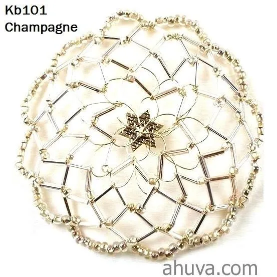 Women's Beaded Kippahs Temple Head Covers