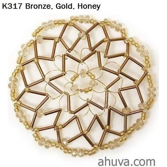 Women's Beaded Kippahs Temple Head Covers