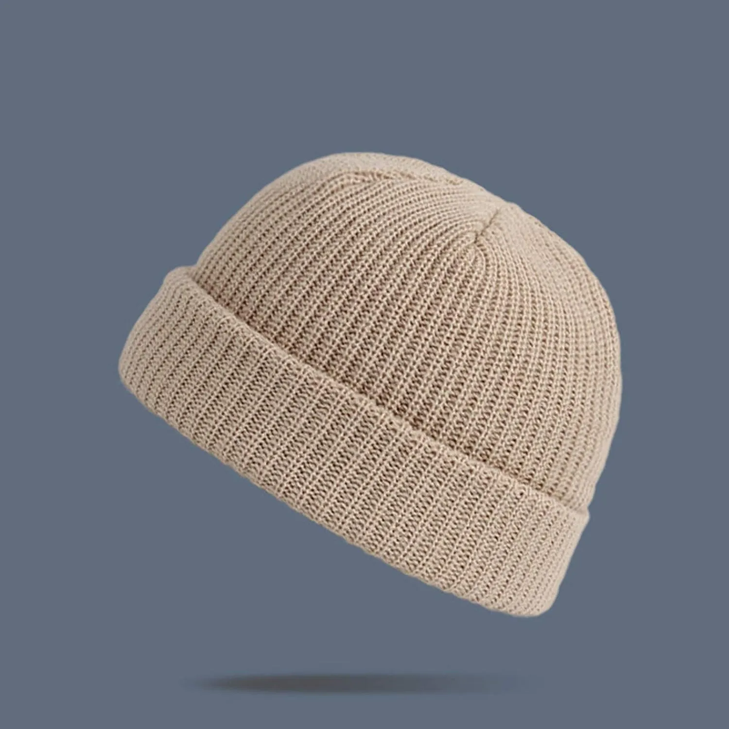 Womens Beanie Winter Hat Cute Soft Cashmere Slouchy Ribbed Knit Hat Pom Pom Visor Beanie Cap