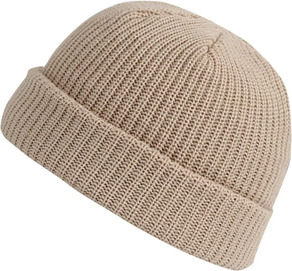 Womens Beanie Winter Hat Cute Soft Cashmere Slouchy Ribbed Knit Hat Pom Pom Visor Beanie Cap