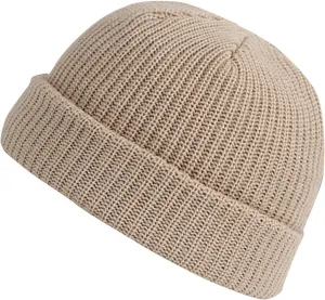Womens Beanie Winter Hat Cute Soft Cashmere Slouchy Ribbed Knit Hat Pom Pom Visor Beanie Cap