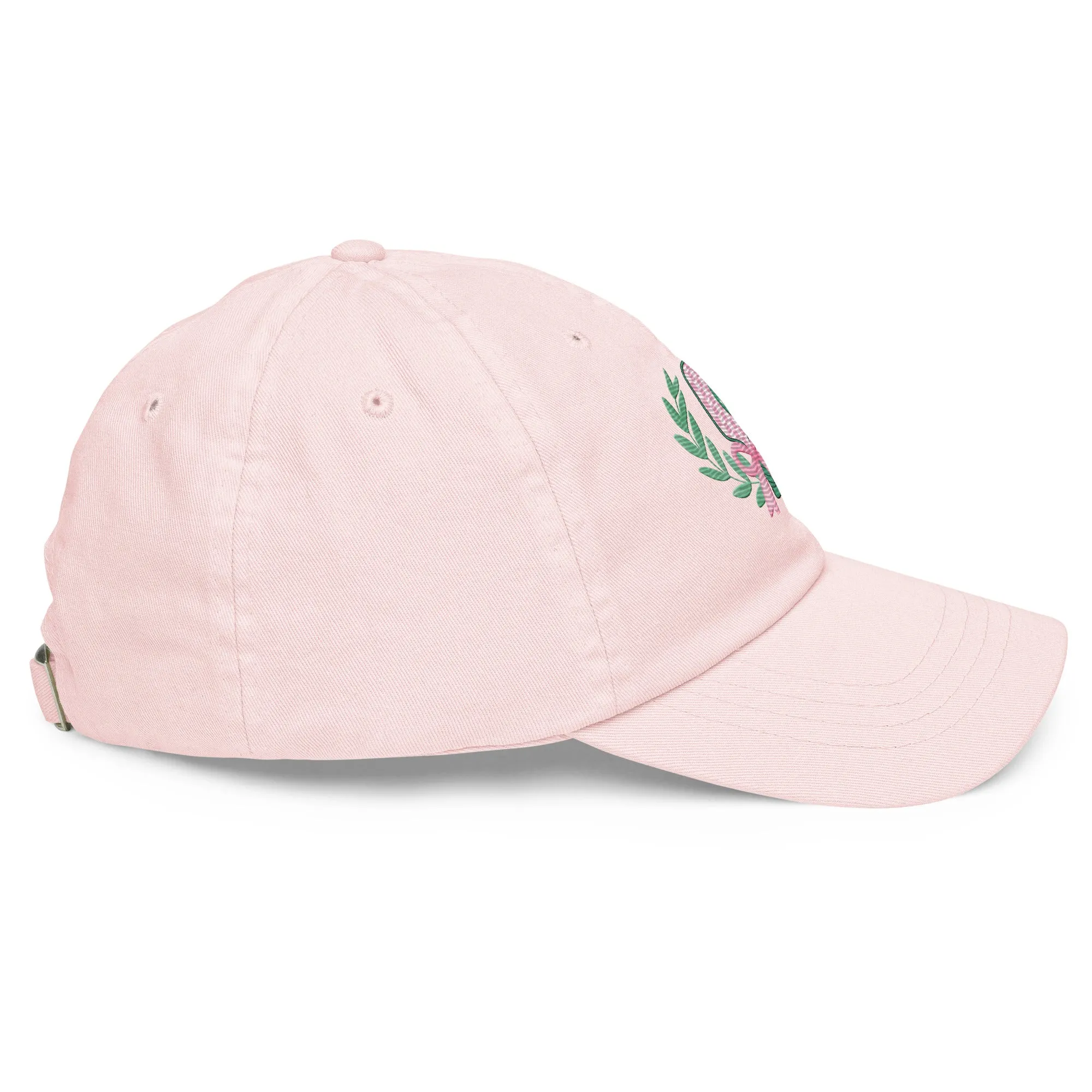 Women's Embroidered Preppy Pastel Pickleball Baseball Hat