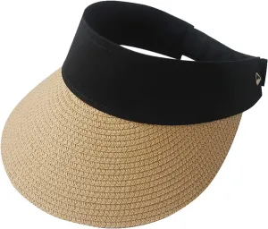 Women's Empty Top Sun Visor Hat Holiday Hat Summer Beach Baseball Caps Sunscreen Sunshade Tennis Cap