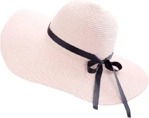 Womens Hat Wide Brim Floppy Beach Sun Hat for Women UPF 50  Vacation s Birthday Easter