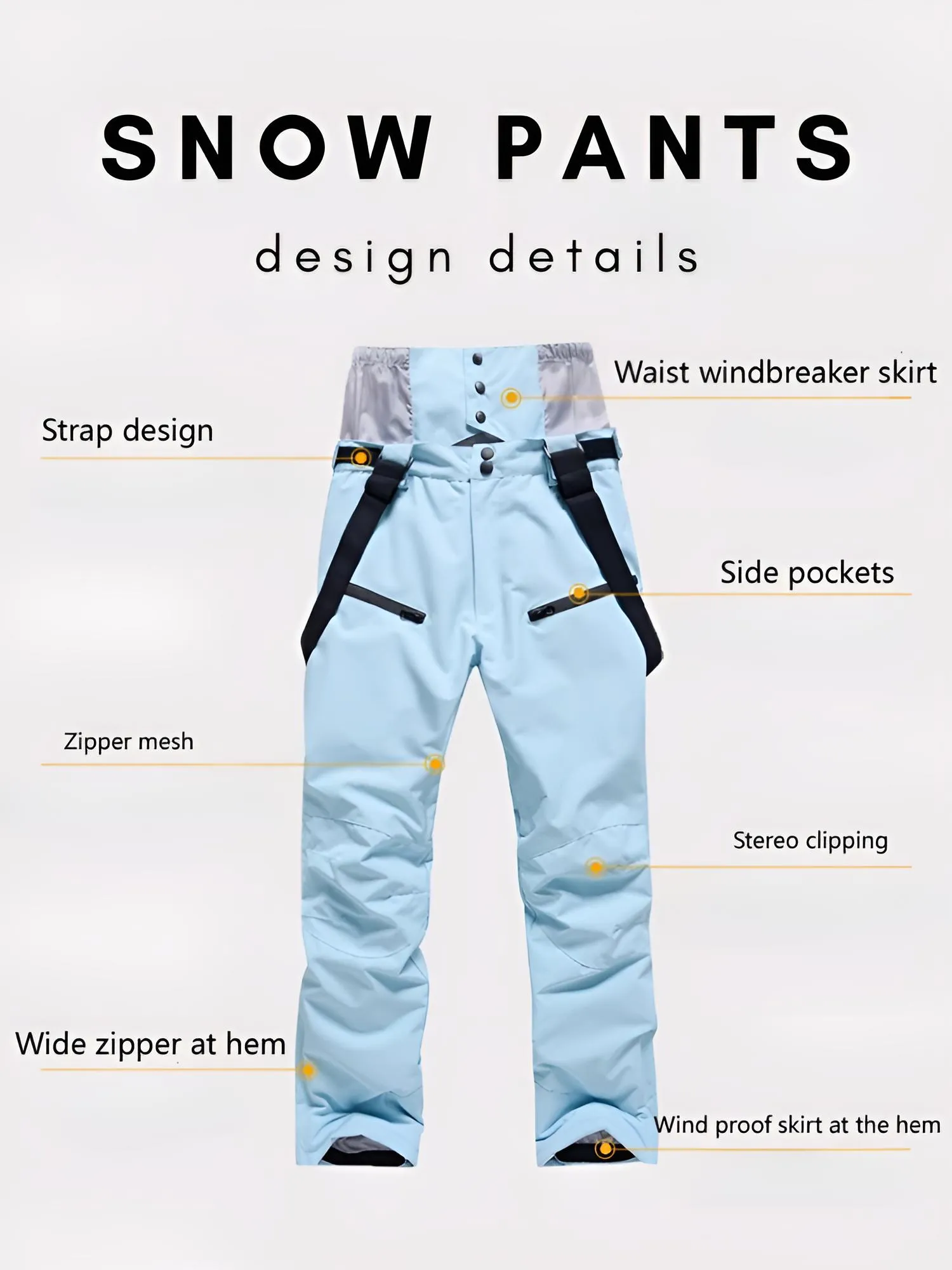 Women's High Quality Ski Pants