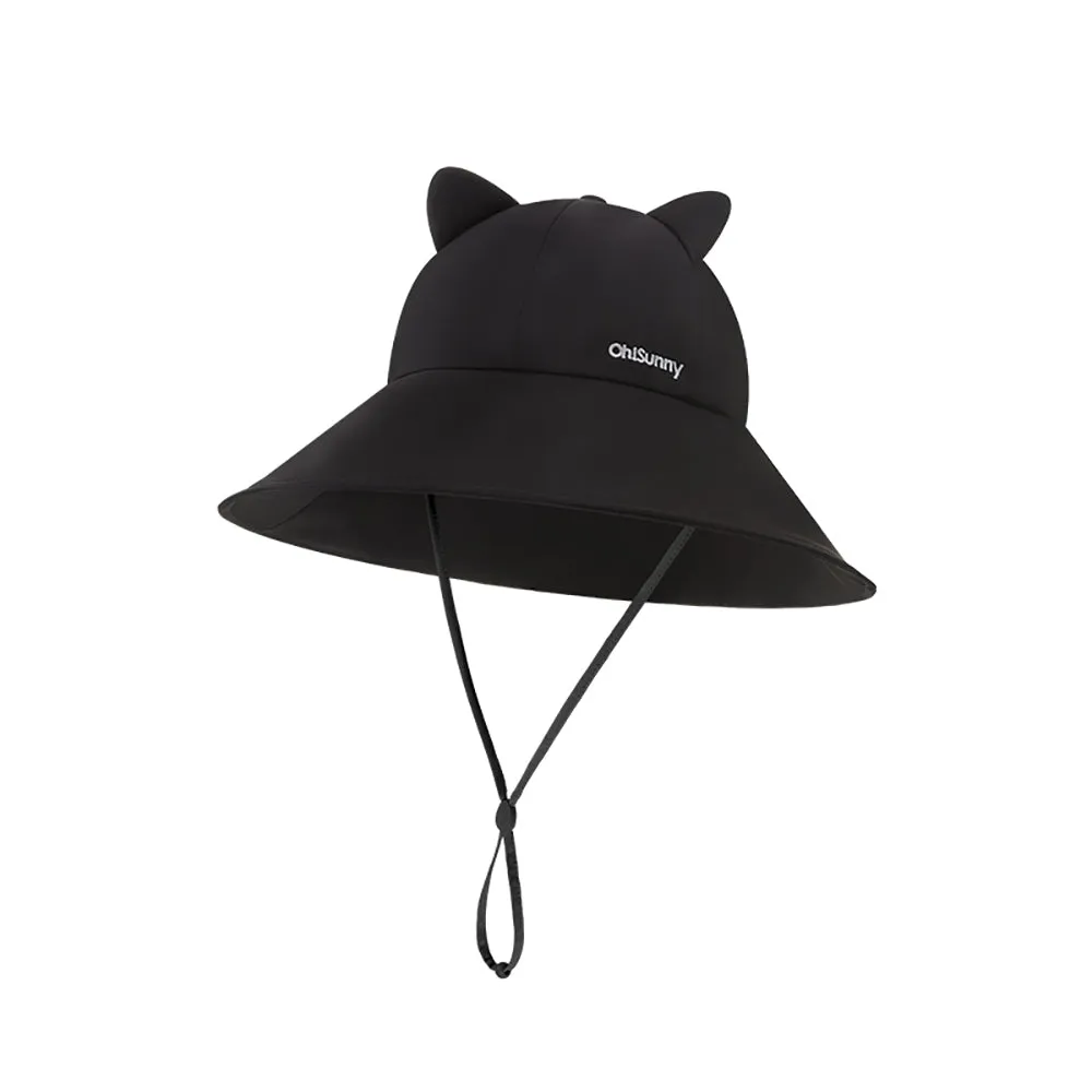 Women's Large Brim Sun Hat with Bear Ear UPF 50 