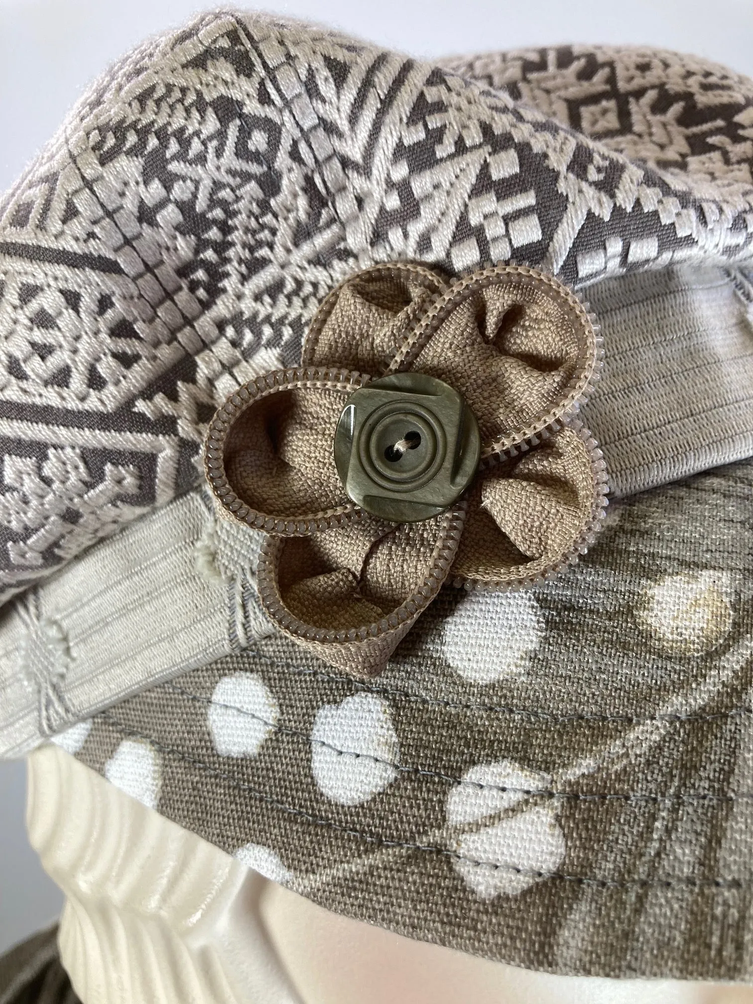 Womens neutral sustainable fabric Newsboy hat. Ladies Summer Newsboy Visor Cap. Soft Travel Fabric Sustainable fashion apple paperboy hat.