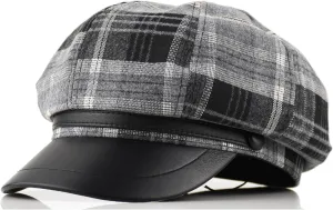 Womens Newsboy Cap French Fashion Hats Summer Cabbie Baker Boy Hat for Fall Beret Cap
