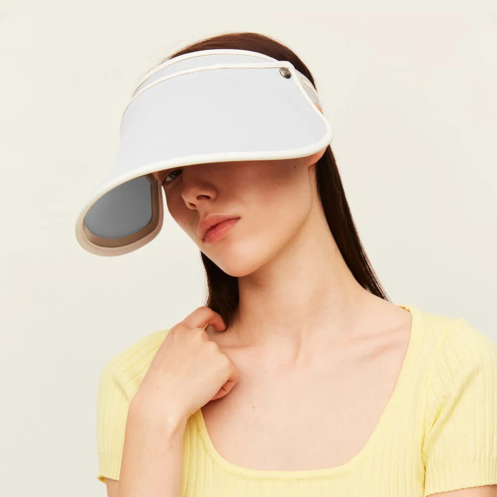 Women's Visor Hat UV Protection Wide Brim Adjustable Face Sheild UPF 50 