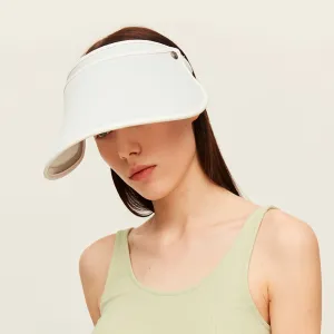 Women's Visor Hat UV Protection Wide Brim Adjustable Face Sheild UPF 50 