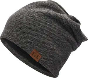 Women's Winter Pom Beanie Hat for Women Wool Beanie for Men & Women, Knitted Winter Hat