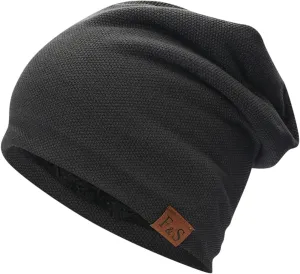Women's Winter Pom Beanie Hat for Women Wool Beanie for Men & Women, Knitted Winter Hat