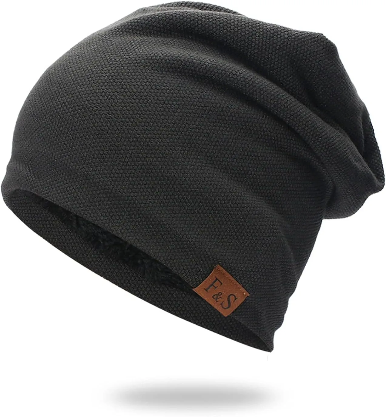 Women's Winter Pom Beanie Hat for Women Wool Beanie for Men & Women, Knitted Winter Hat